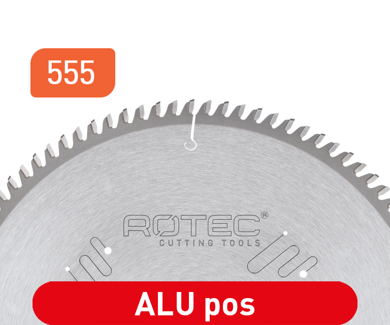 TCT saw blades for non-ferrous metals