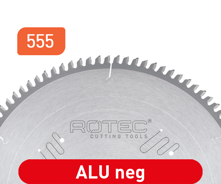 TCT saw blades for non-ferrous metals (thin walled)