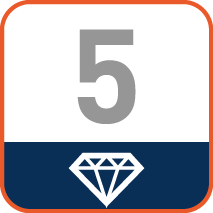Diamant komschijf SILVER-LINE (Dubbelrijig)  detail 6