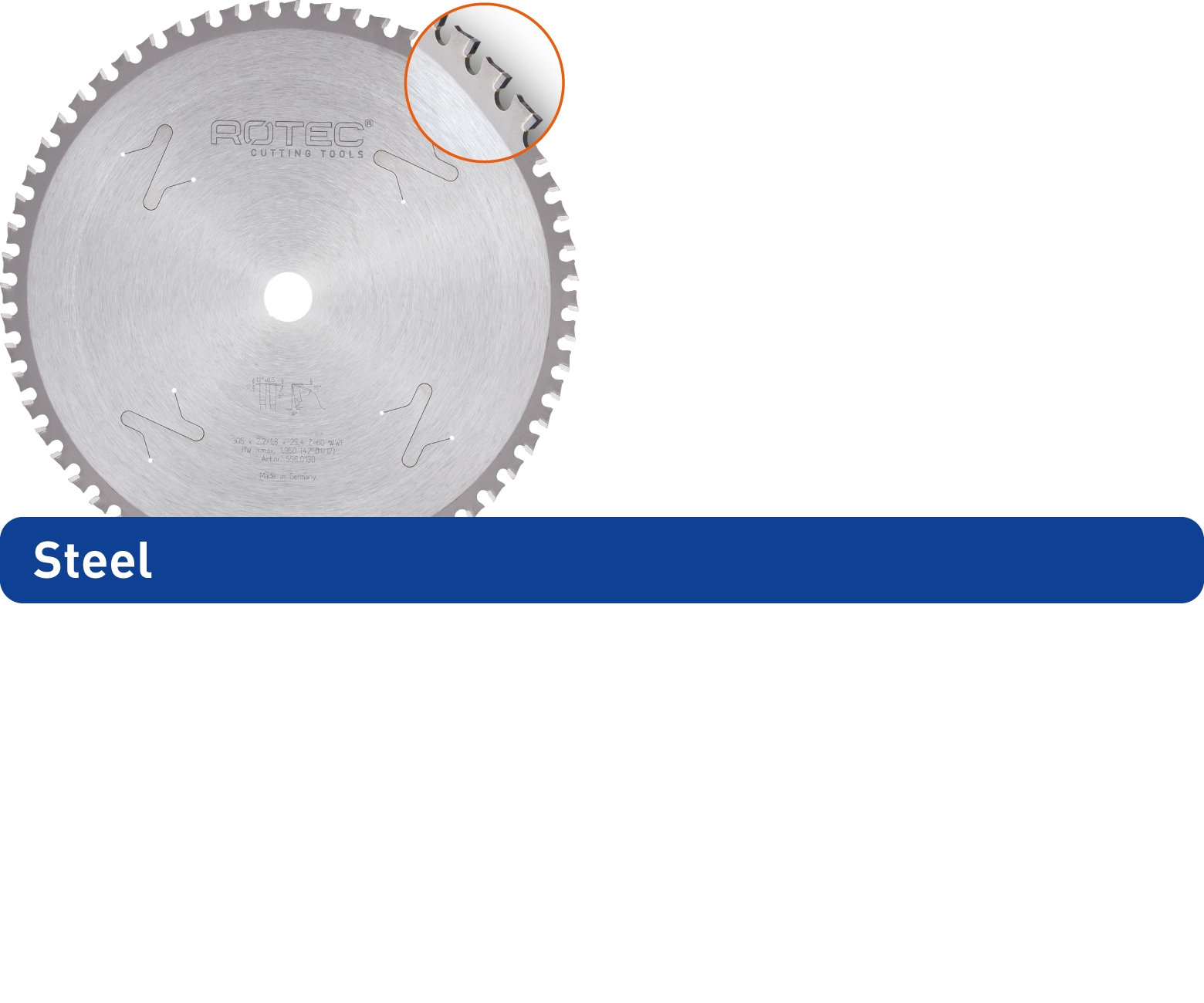 TCT dry cutter saw blade for metals